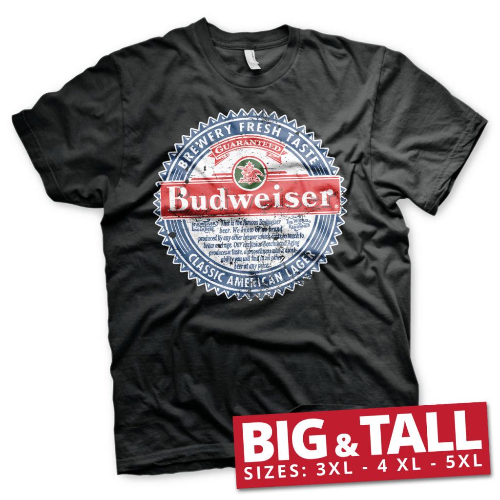 BUDWEISER - T-Shirt Big & Tall - American Lager (5XL)