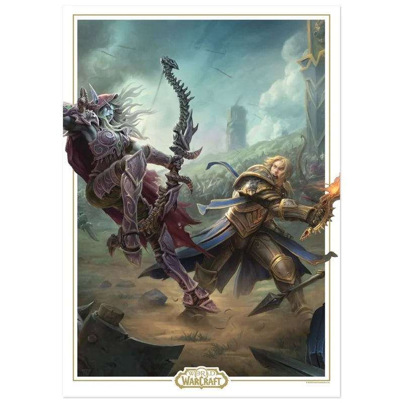 WORLD OF WARCRAFT - Sylvanas vs Anduin - Art Print - Limited Edition