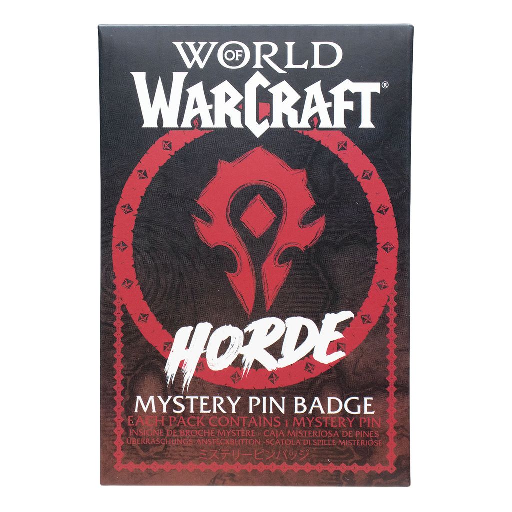 WORLD OF WARCRAFT - Horde - Mystery Box of 12 Pin Badge