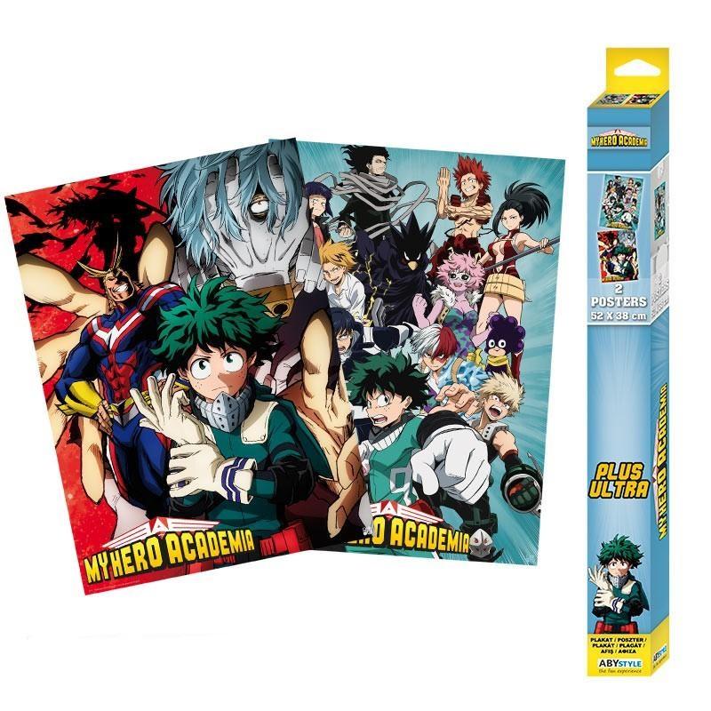 MY HERO ACADEMIA - Artworks - Set 2 posters '52x38'