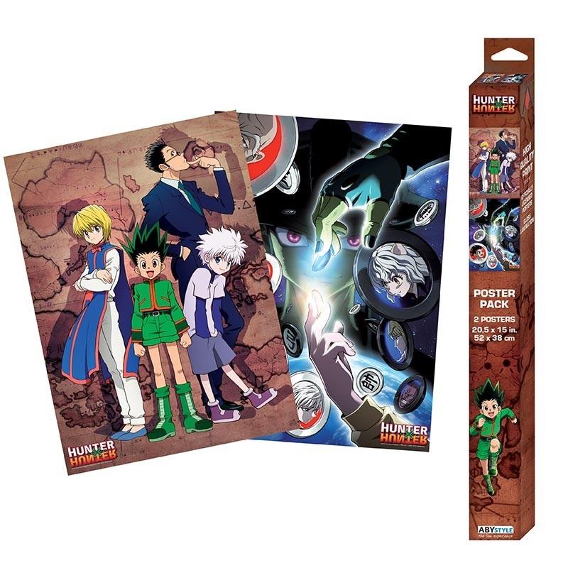 HUNTER X HUNTER - Group -  Set 2 posters '52x38'