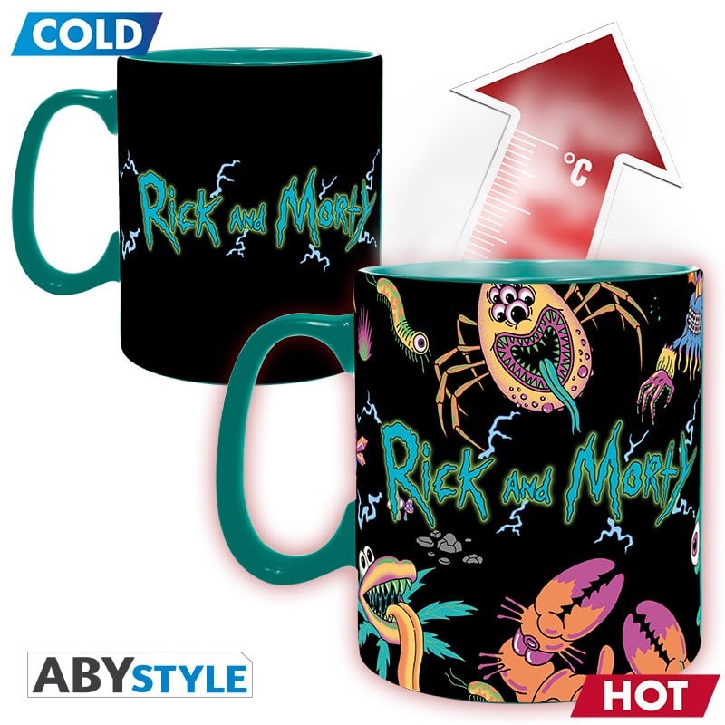 RICK & MORTY - Mug Heat Change 460 ml - Space Ship