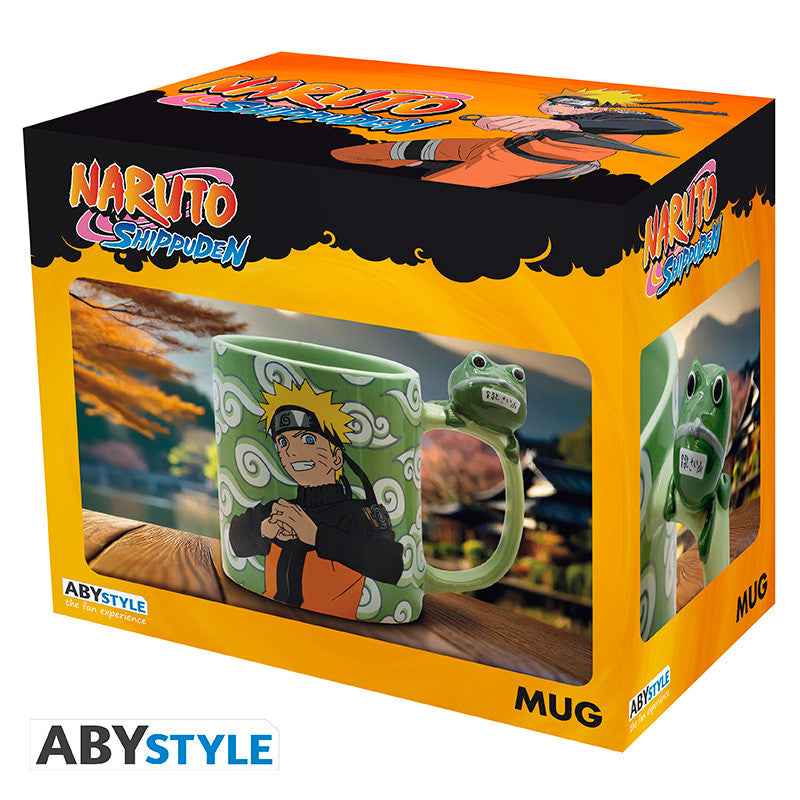 NARUTO SHIPPUDEN - Naruto and Gama-chan - 3D Mug 460ml
