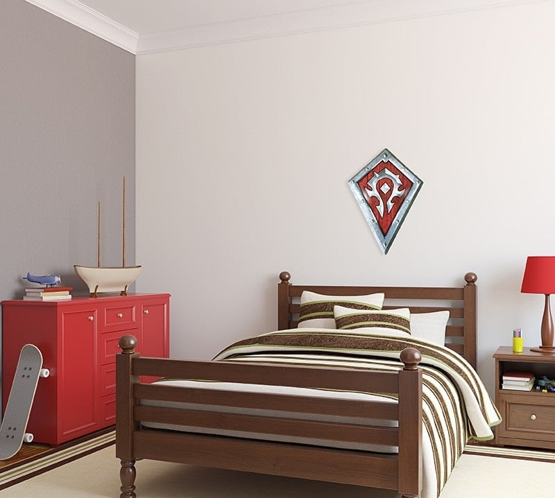 WORLD OF WARCRAFT - Horde Shield - Metal Plate '25x35cm'