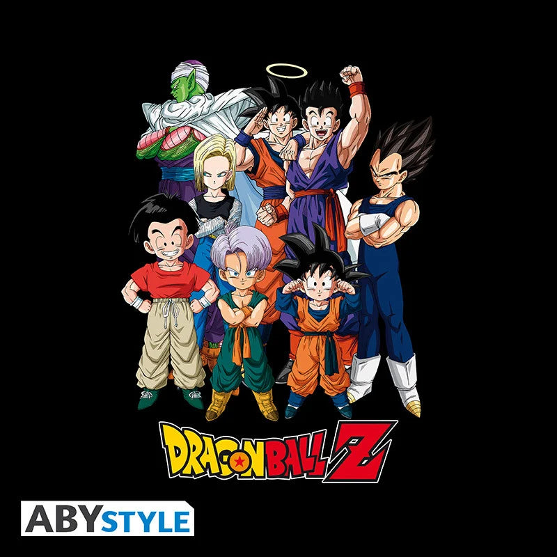 DRAGON BALL - T-Shirt DBZ Goku's Group Unisex black (XS)