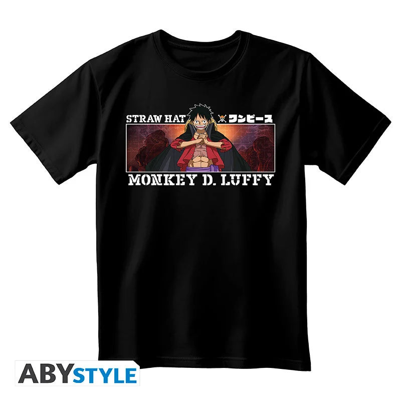 ONE PIECE - T-Shirt Monkey D.Luffy Unisex black (XL)