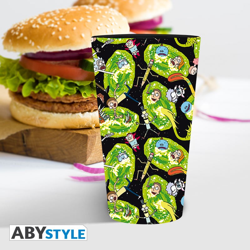 RICK & MORTY - Glass XXL 400ml - Portals