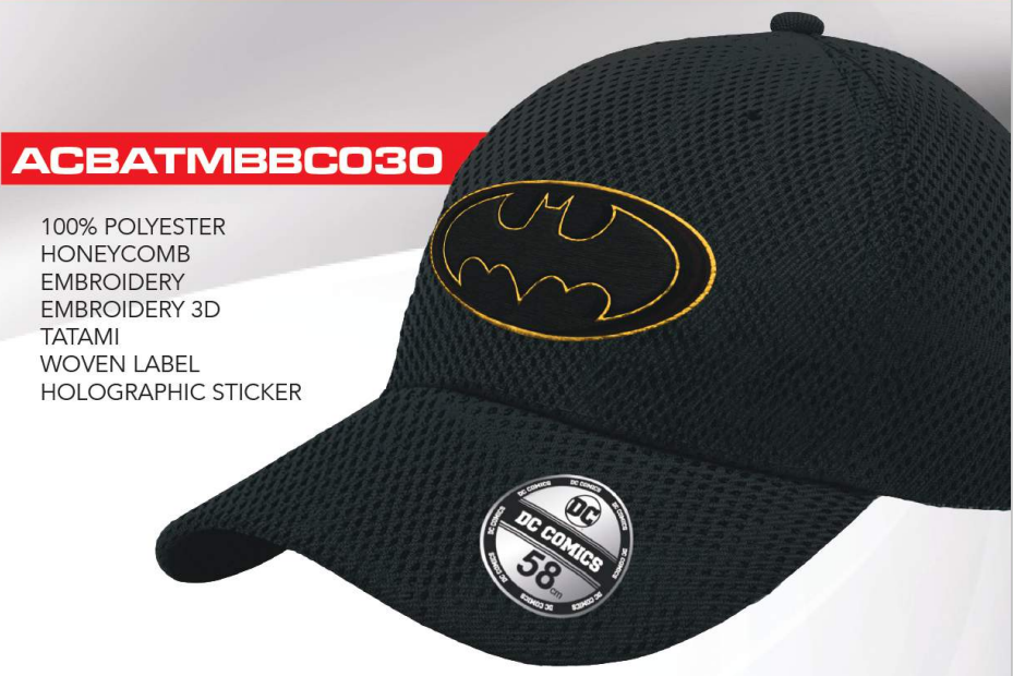 BATMAN - Logo - Baseball Cap "Honey Comb"