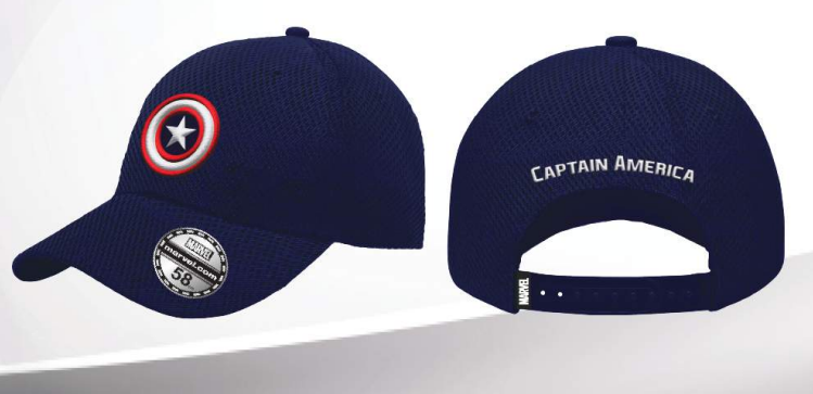 CAPTAIN AMERICA - Logo - Baseball Cap "Honey Comb"