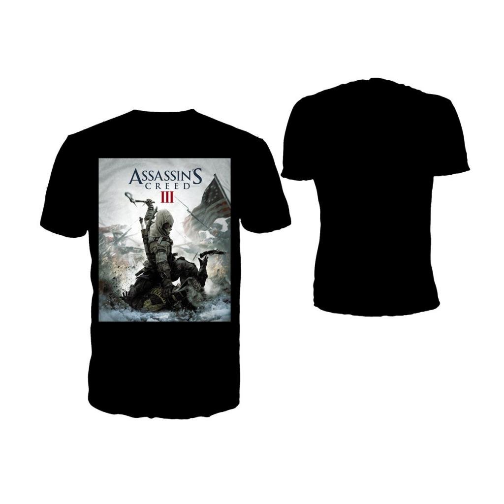 ASSASSIN'S CREED 3 - T-Shirt Black - Game Cover (M)