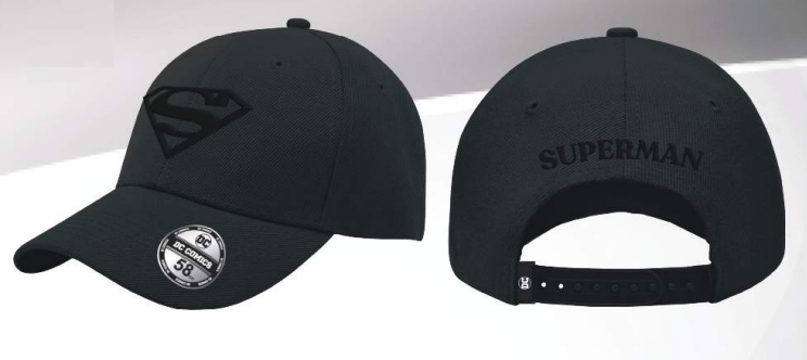 SUPERMAN - Logo Black - Baseball Cap