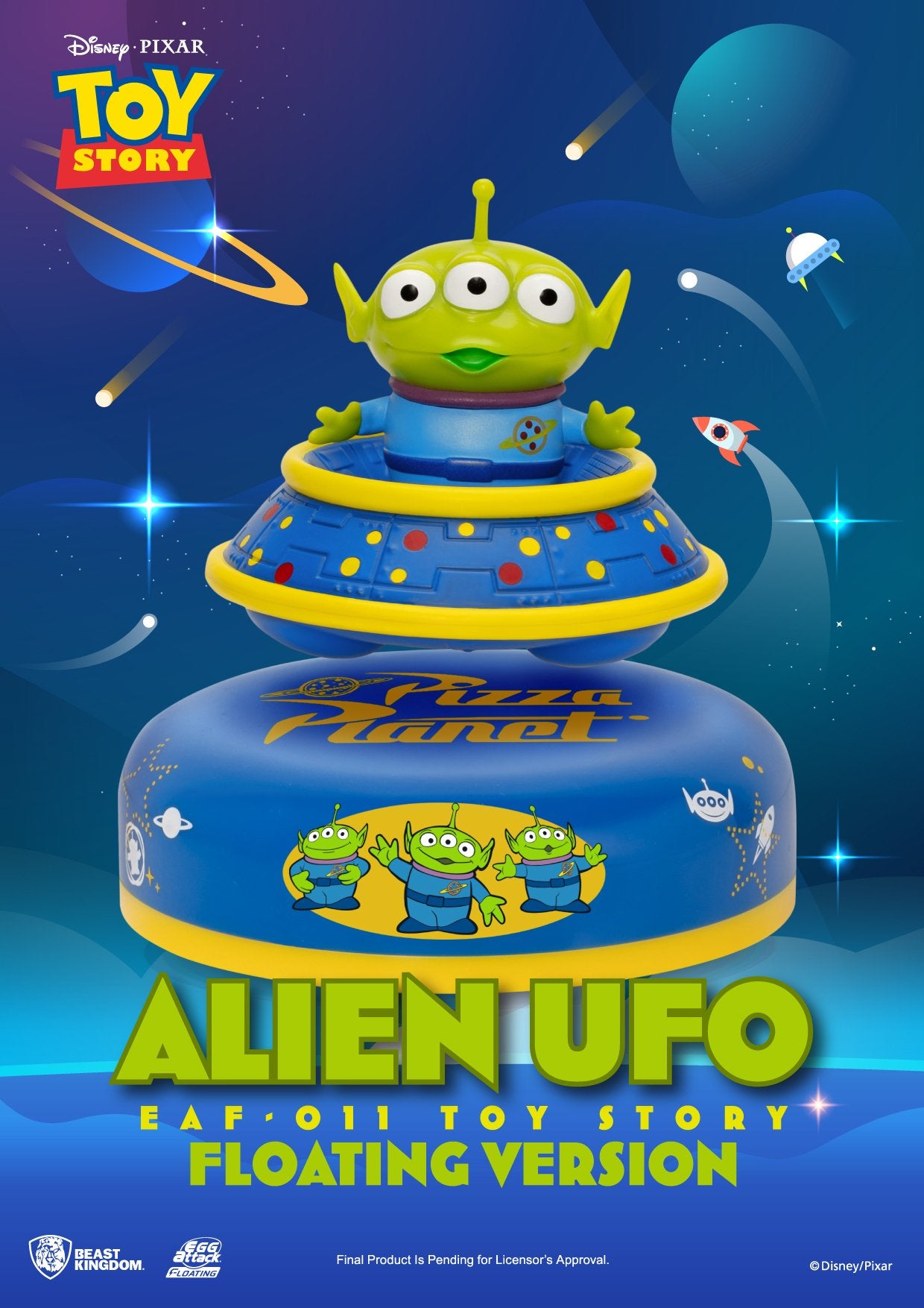 TOY STORY - Alien UFO - Floating Figure 8cm