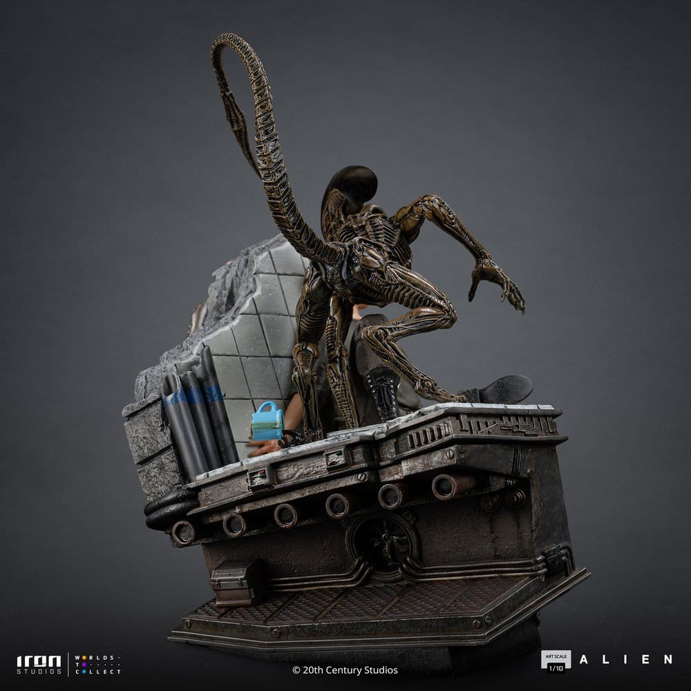 Alien 3 - Ellen Ripley and Dog Alien - Art Scale 1/10 - 23 cm