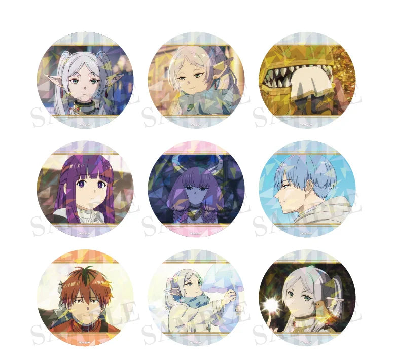 FRIEREN - Trading Big Hologram Can Badge BLIND BAG (9pcs) - 75mm