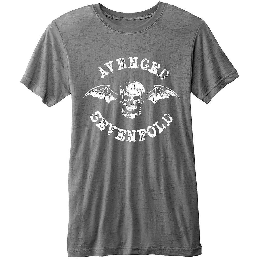 AVENGED SEVENFOLD - T-Shirt BurnOut Col - Death Bat - Men (S)