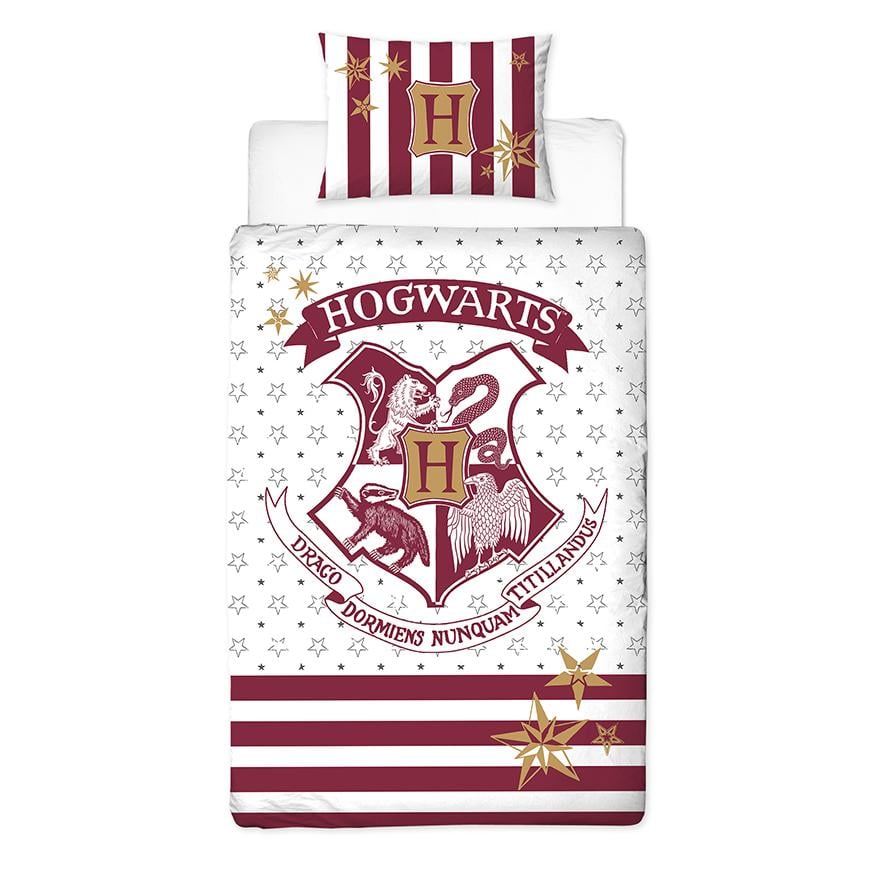 HARRY POTTER - Duvet Cover 140X200cm - Hogwarts '100% Cotton'