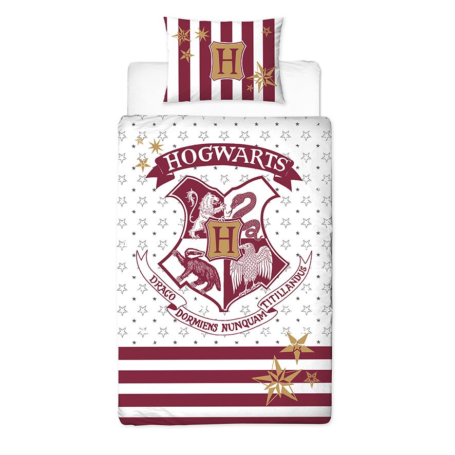 HARRY POTTER - Duvet Cover 140X200cm - Hogwarts '100% Cotton'