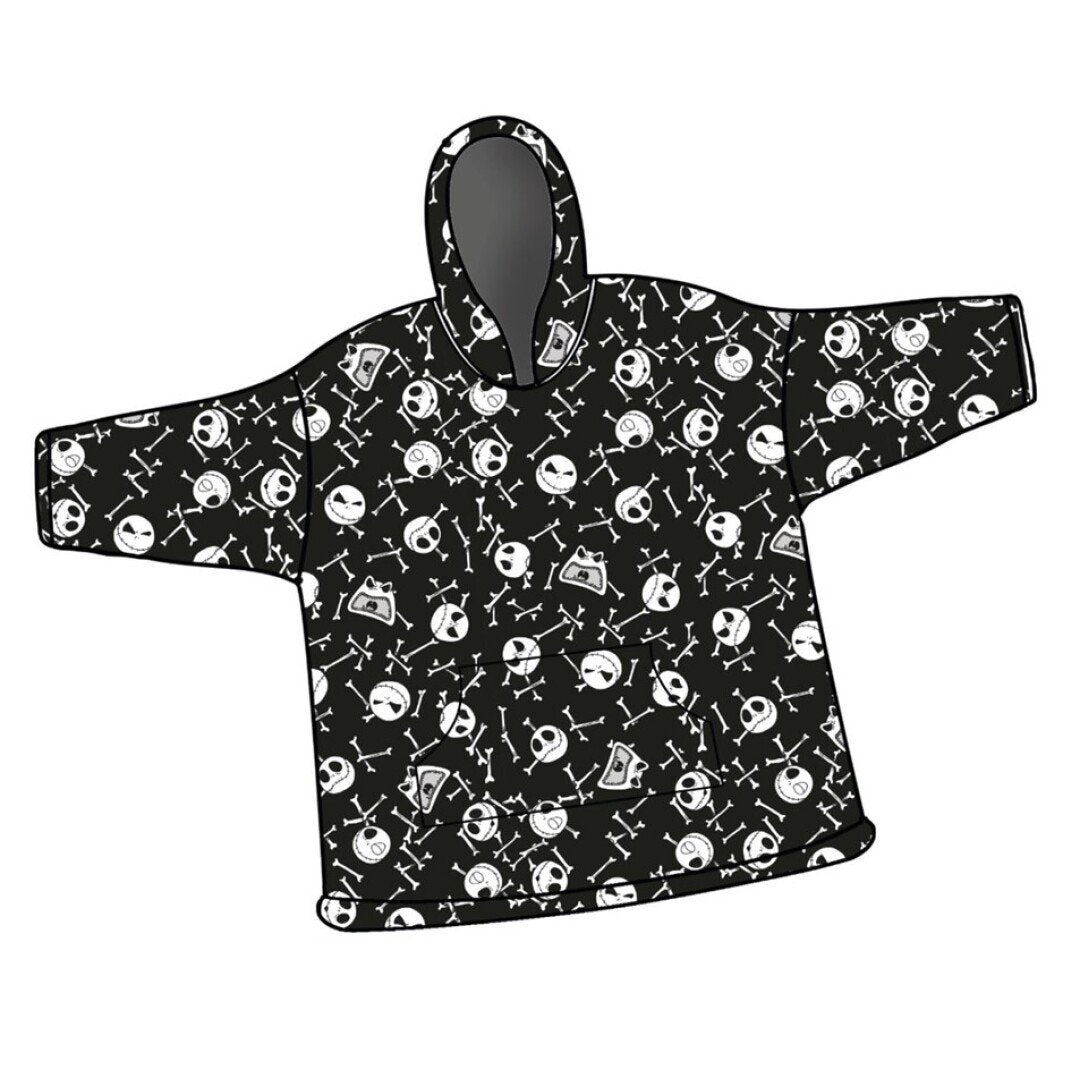NIGHTMARE BEFORE CHRISTMAS - Jack - Sweat Poncho - Adult Size