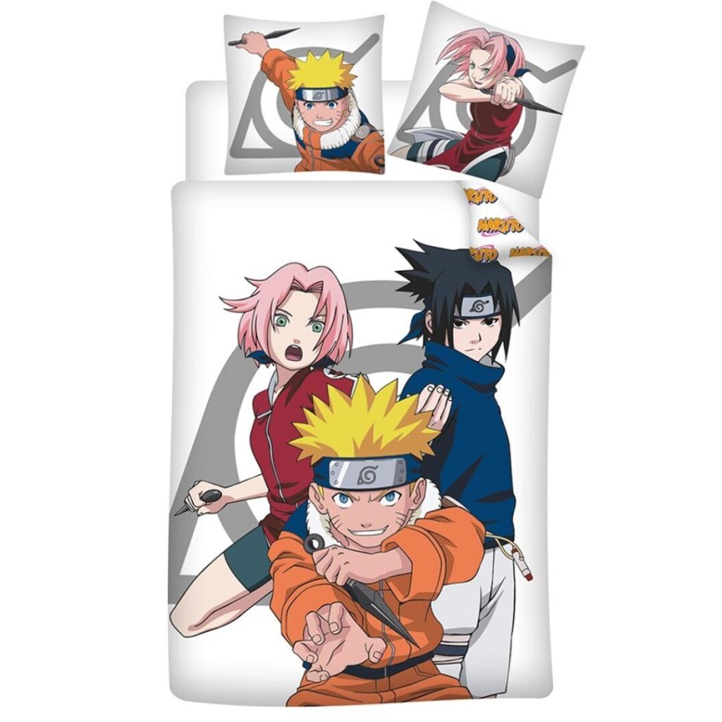 NARUTO - Duvet Cover 140x200cm - Trio '100% PolyCoton'