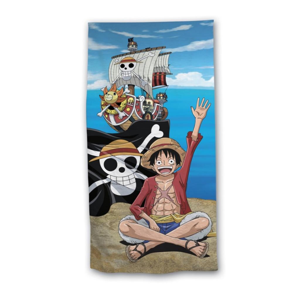 ONE PIECE  Serviette de Plage 100% Coton 70x140cm