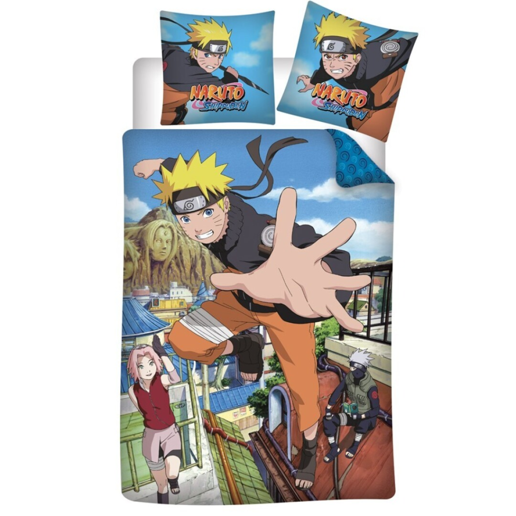 NARUTO SHIPPUDEN - Duvet Cover 140x200cm - '100% Coton'