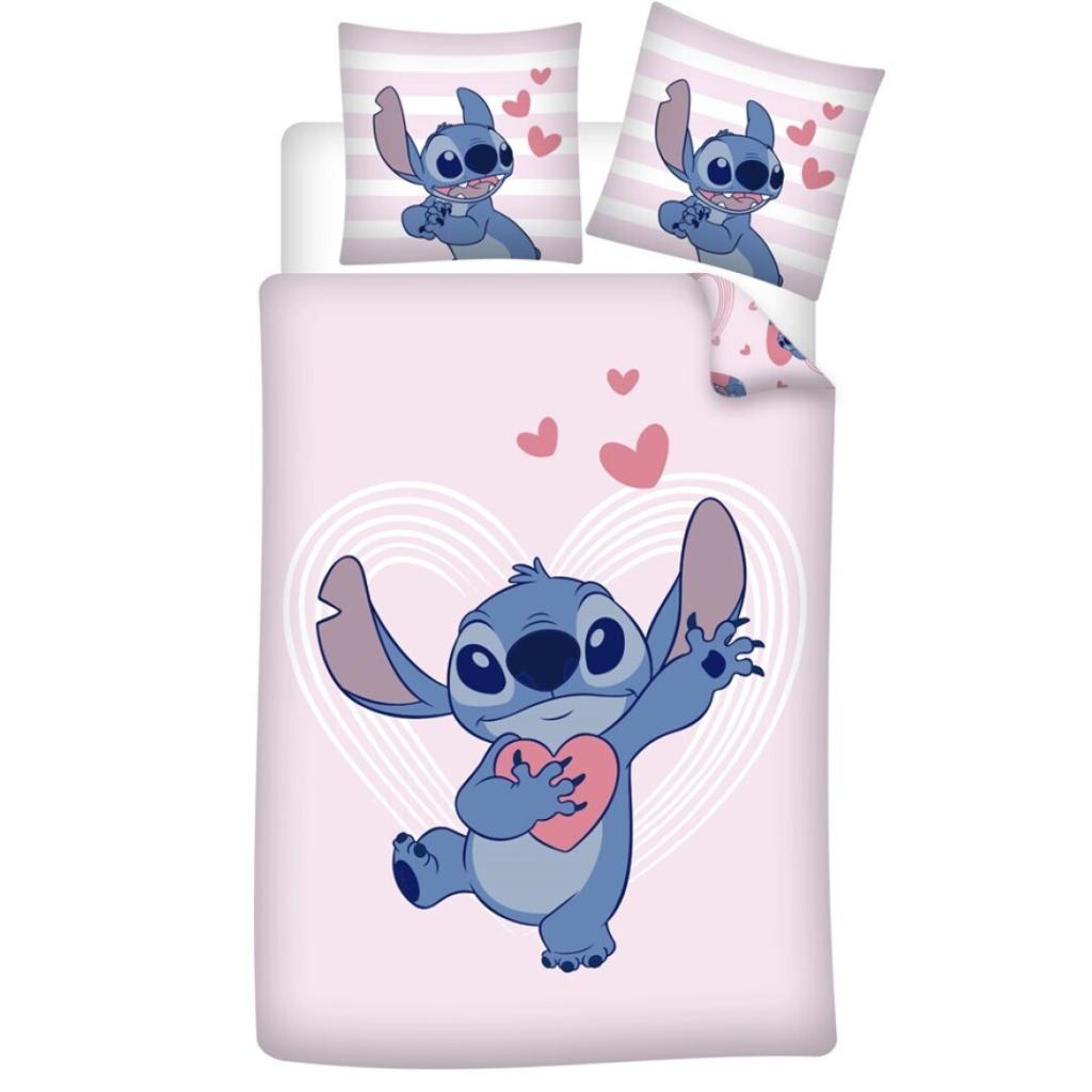 DISNEY - Stitch Love - Duvet Cover 140x200cm - '100% Cotton'