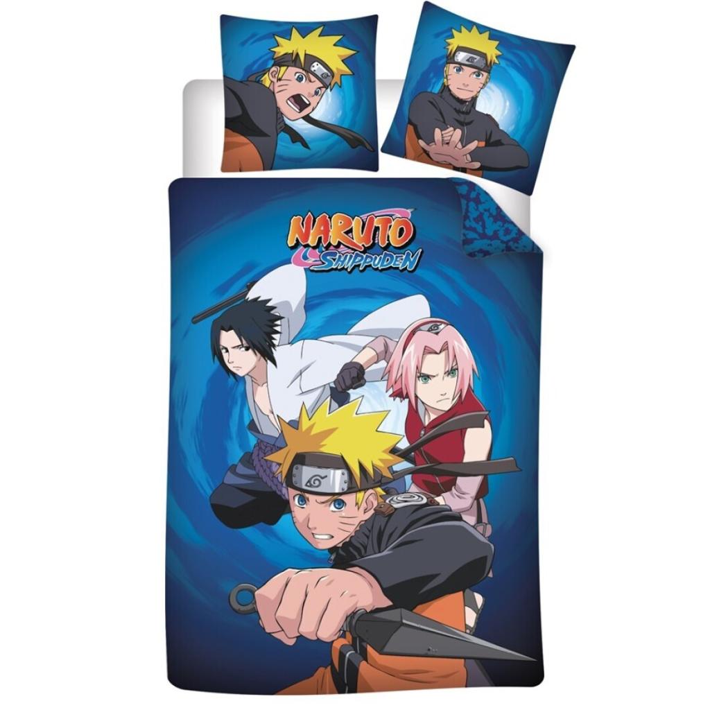 NARUTO SHIPPUDEN - Duvet Cover 140x200cm - '100% Flanel'