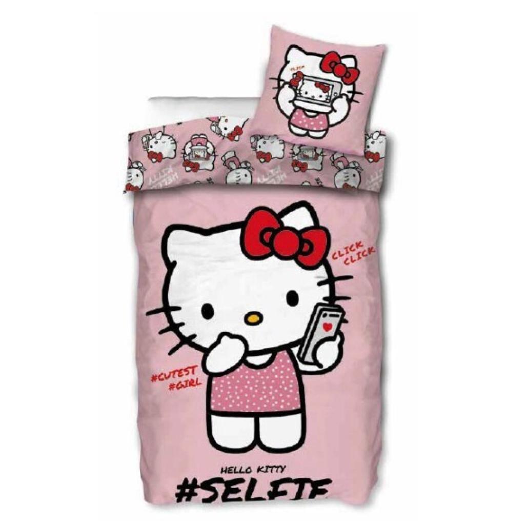 HELLO KITTY - Duvet Cover 140x200cm + 65x65cm