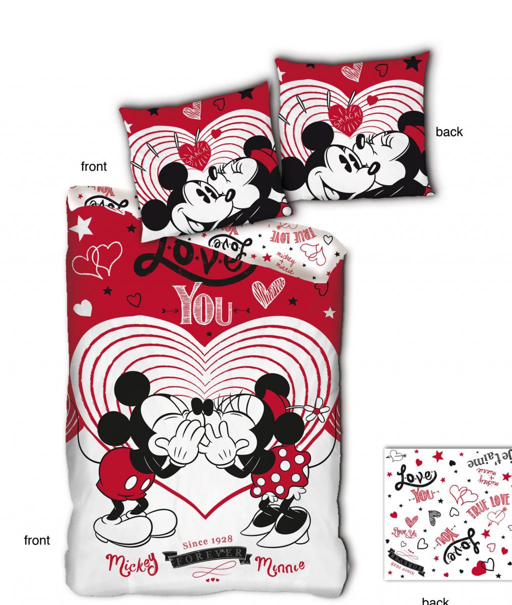 DISNEY - Duvet Cover 140x200cm - Love You '100% microfiber'