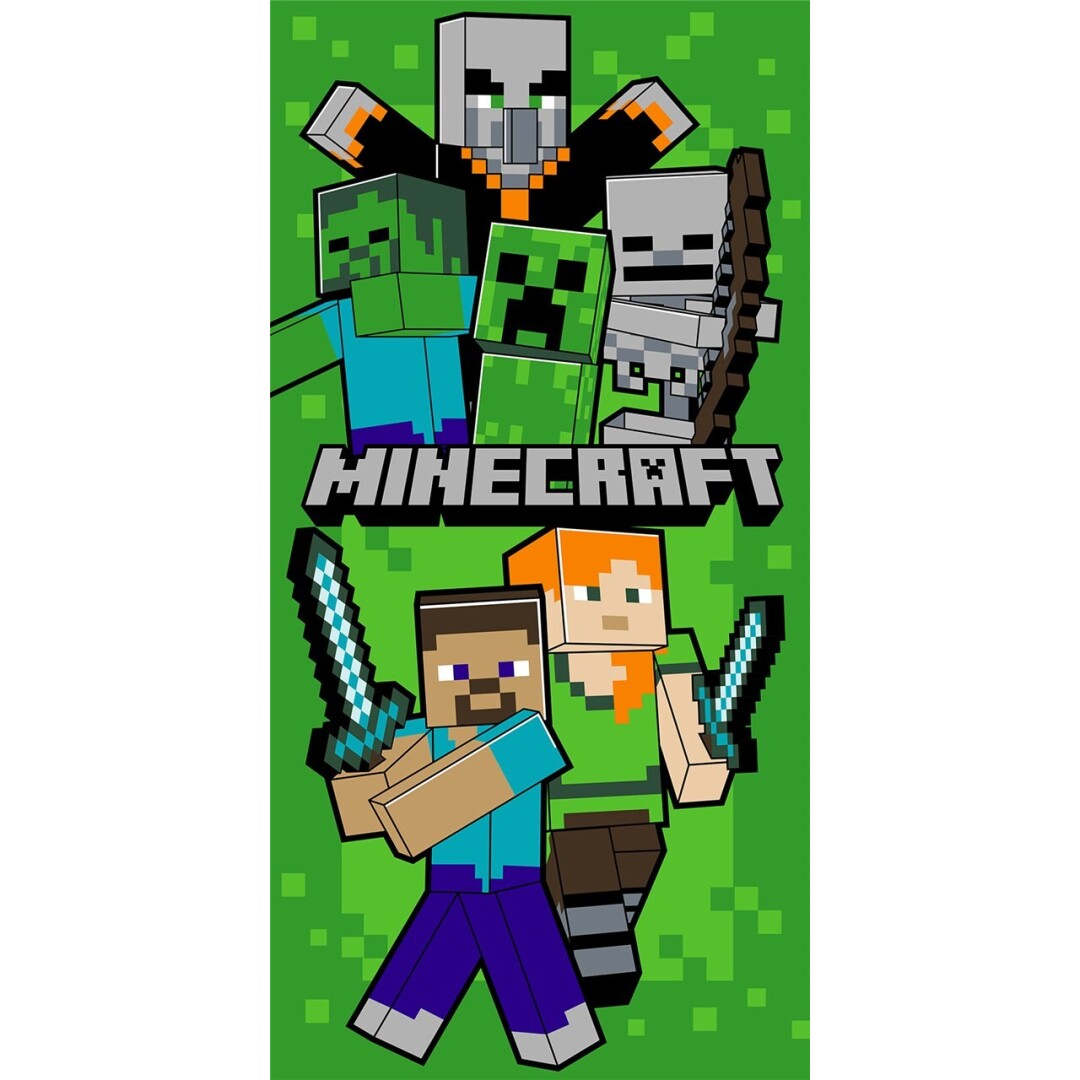 MINECRAFT - Beach Towel 70x140cm