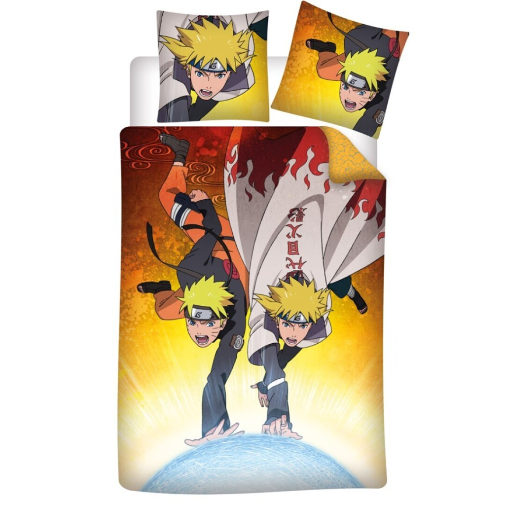 NARUTO - Minato & Naruto - Duvet Cover 140x200cm  - '100% microfiber'