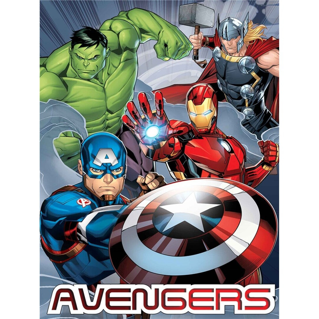 MARVEL - Flanel Blanket 110x150cm - Avengers