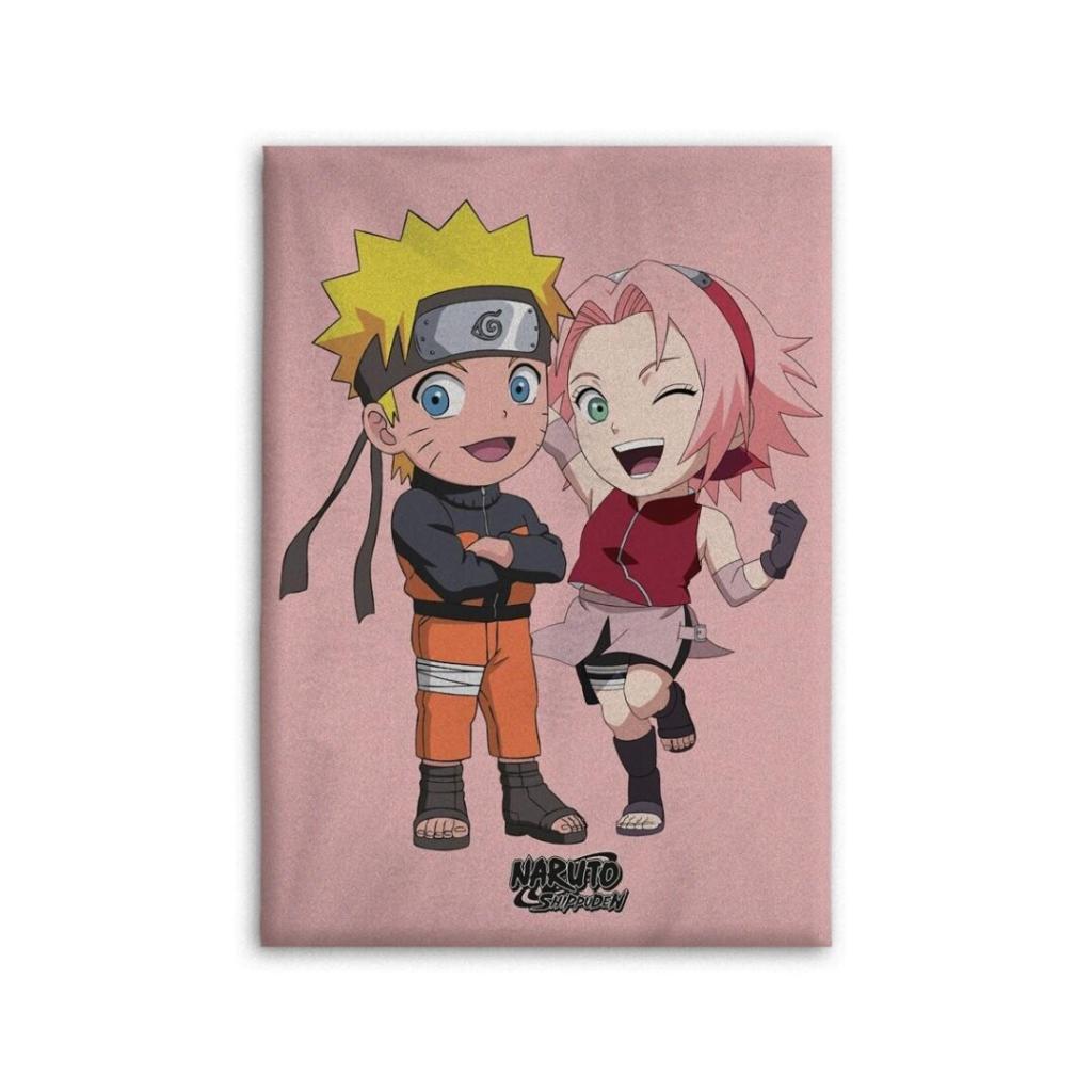 NARUTO - Naruto & Sakura - Polar Plaid 100% Polyester 100x140cm