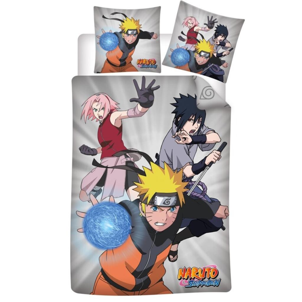 NARUTO SHIPPUDEN - Trio - Duvet Cover 140x200cm  - '100% Polyester'