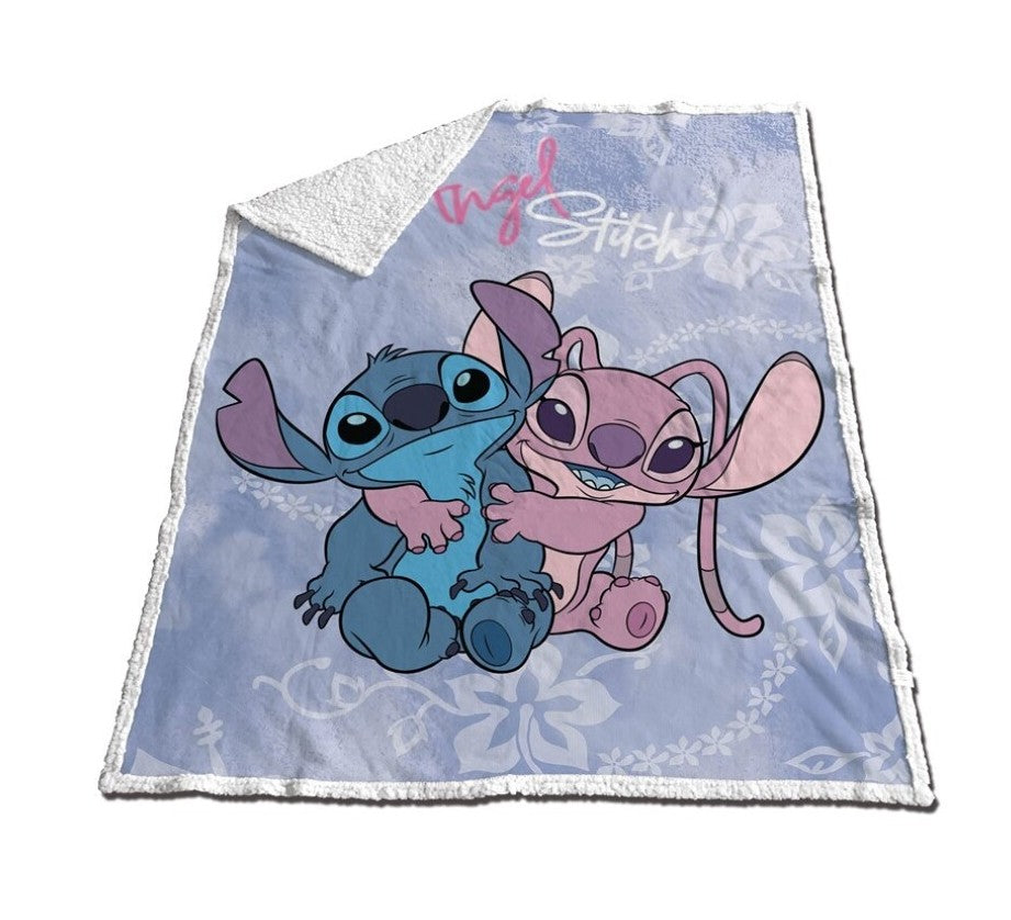 LILO & STITCH - Stitch & Angel - Sherpa Blanket 130x170cm