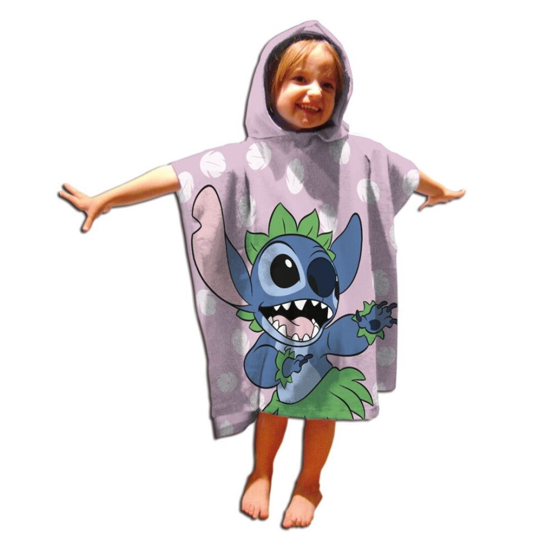 DISNEY - Stitch "Pink" - Poncho 55x110cm
