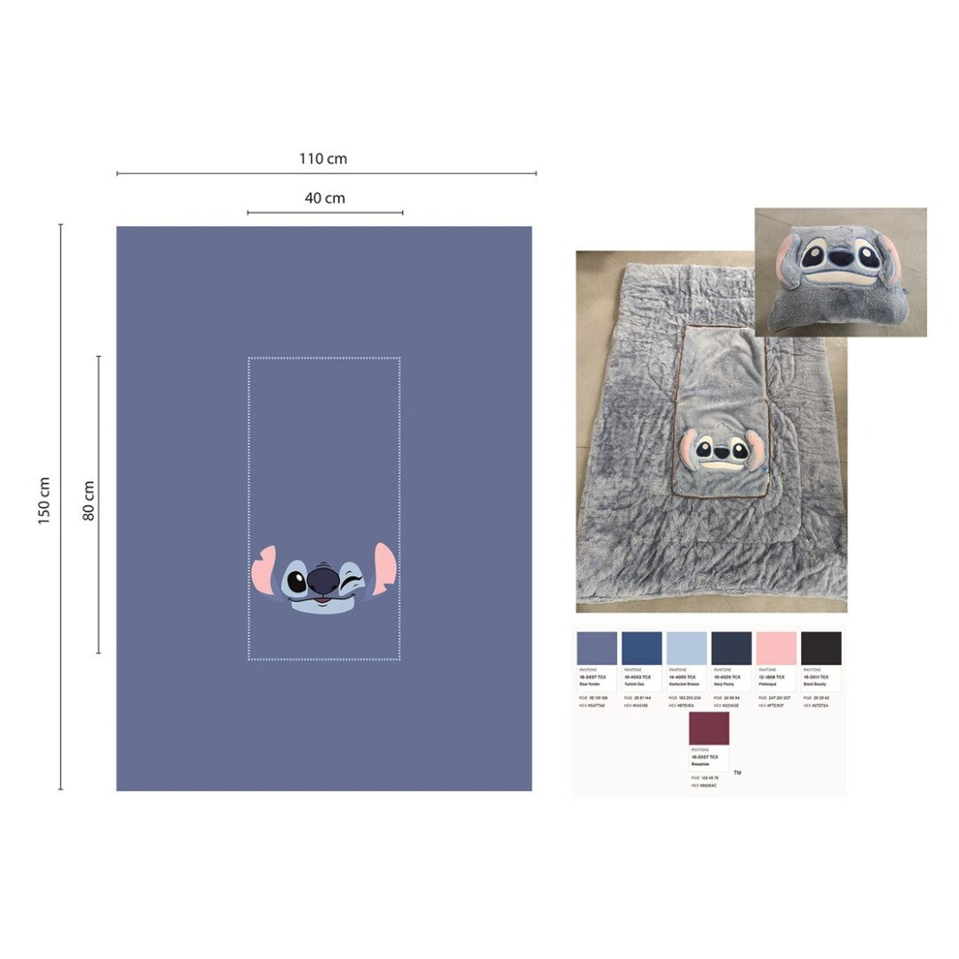 LILO & STITCH - Stitch - Cushion Blanket