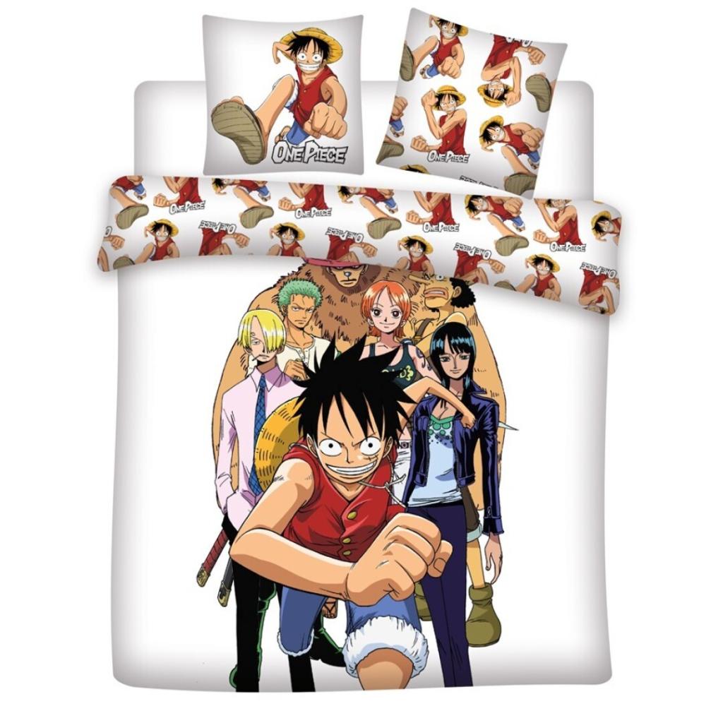 ONE PIECE - Duvet Cover 240x220cm + 2x65x65cm - Luffy Crew