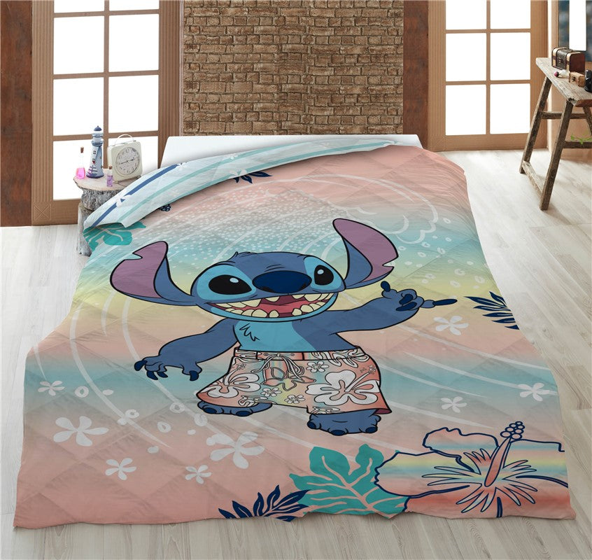 DISNEY - Stitch "Beach" - Quilt Cover 140x200cm