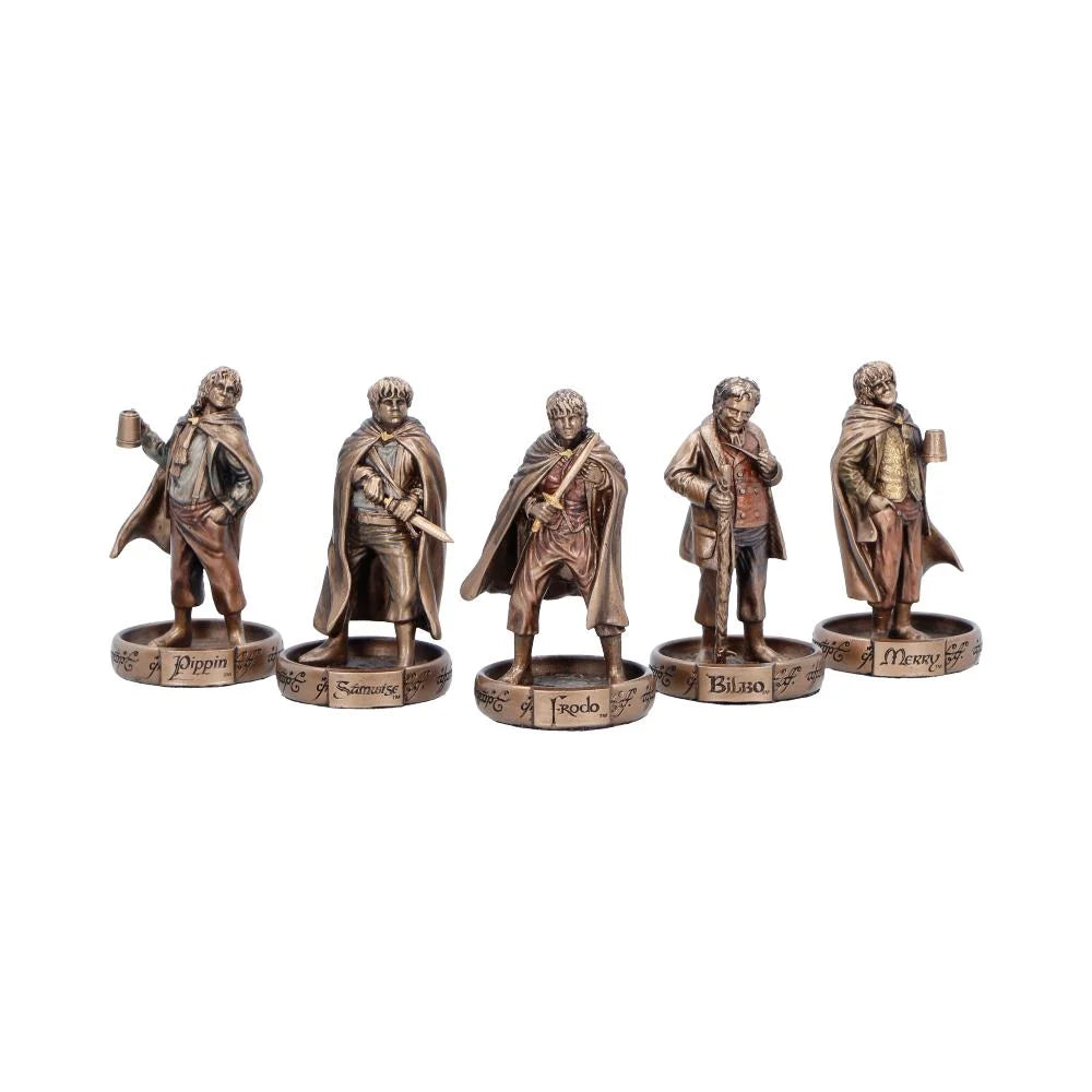 LORD OF THE RINGS - The Hobbits of the Shire - Set of 5 Statue 7cm