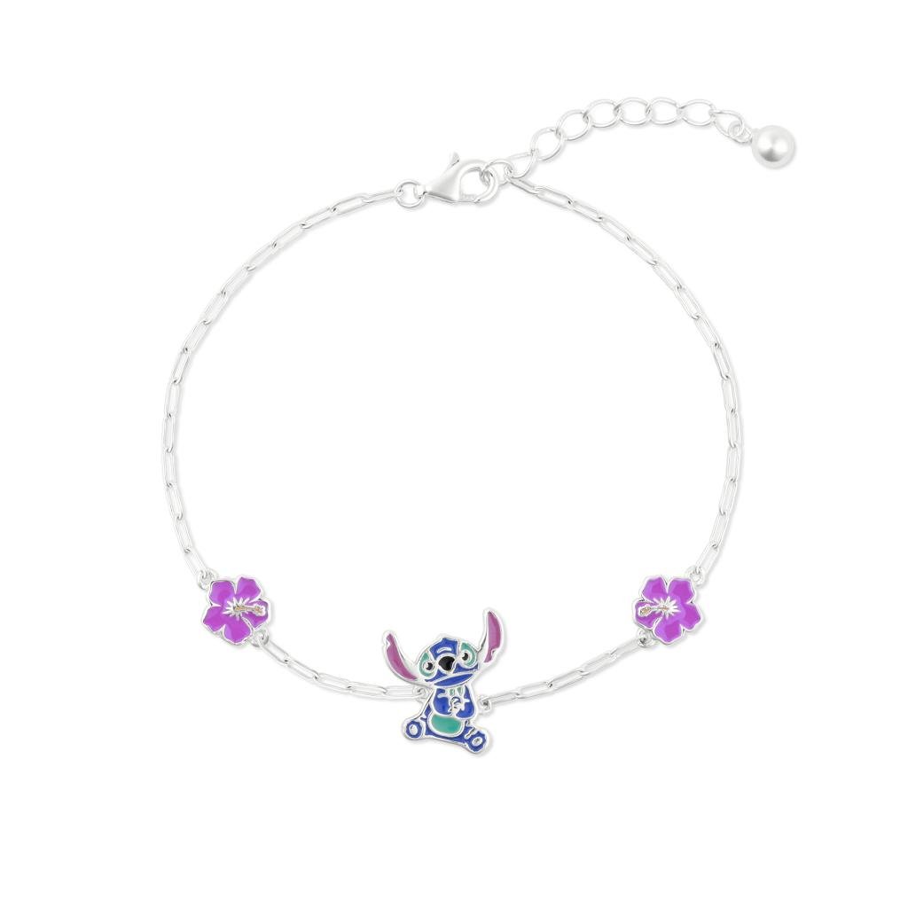 STITCH - Flower - Silver Sterling Bracelet