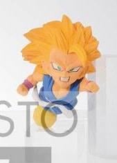 DRAGON BALL SUPER - Figurine WCF Saiyans Bravery - S.S.3 Goku - 7cm