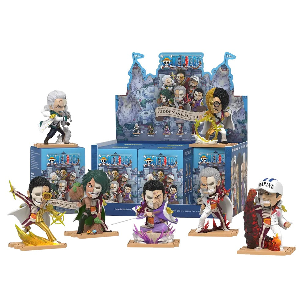 ONE PIECE - Marines - Freeny's Hidden Dissectibles (Display 6 Fig.)