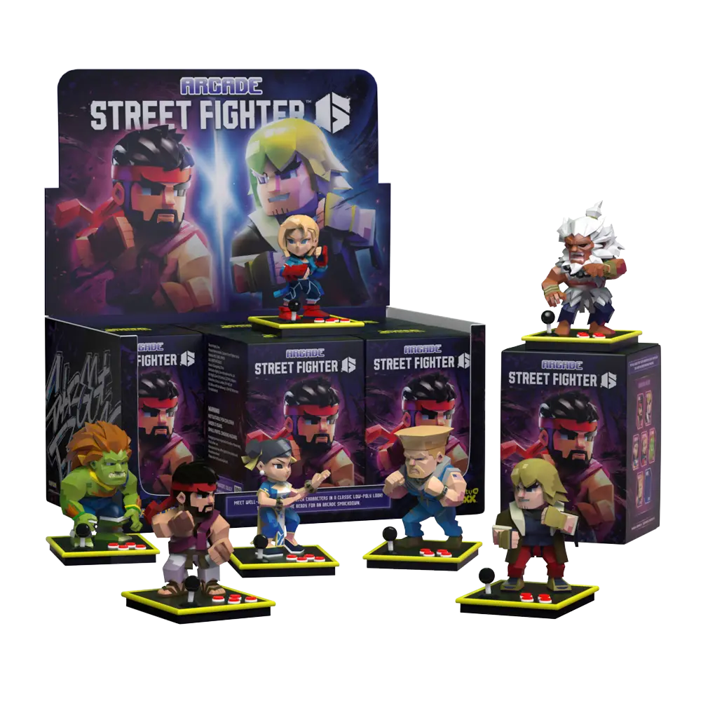 STREET FIGHTER - Arcade Street Fighter Series (Display 6 Fig.)