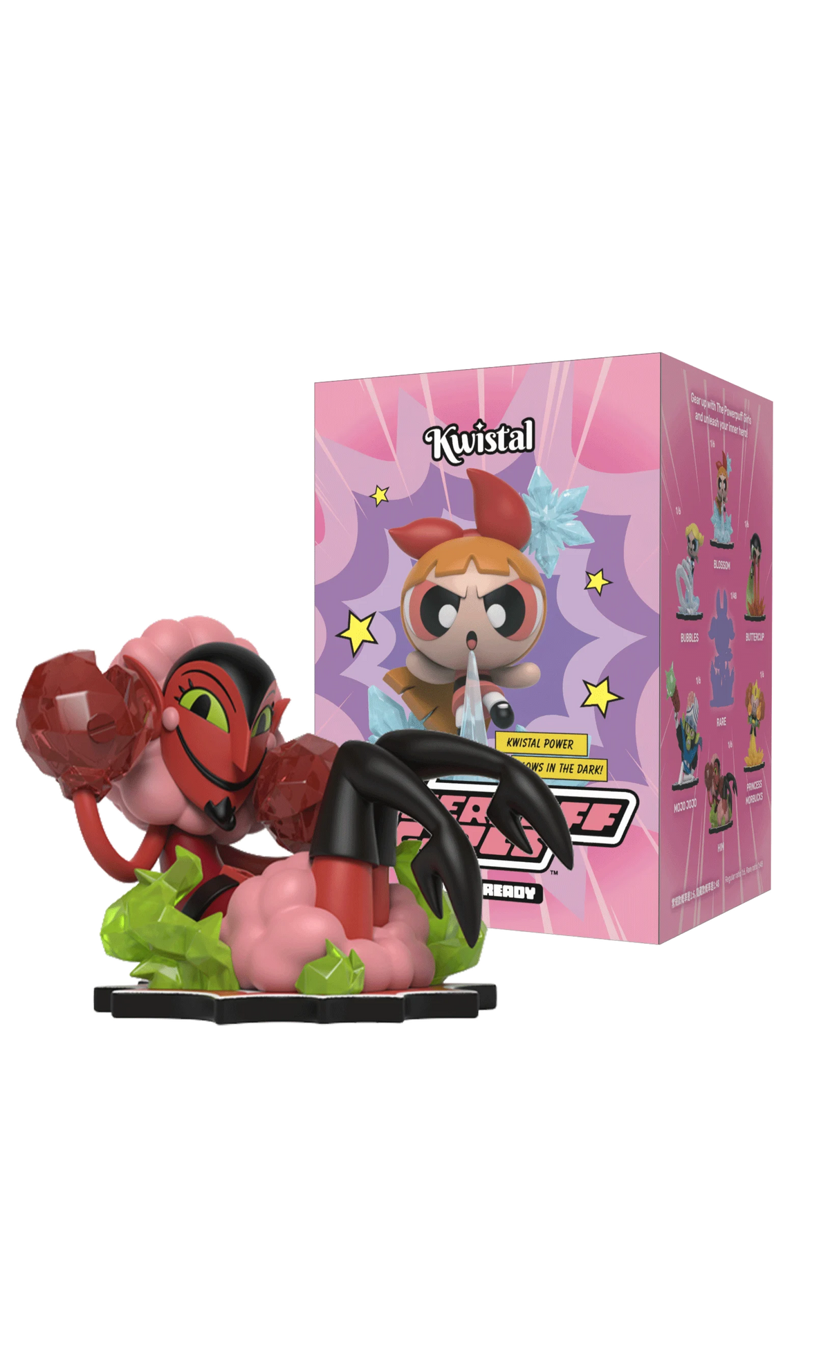 THE POWERPUFF GIRLS - Kwistal Battle Ready Series - Display 6 Fig.