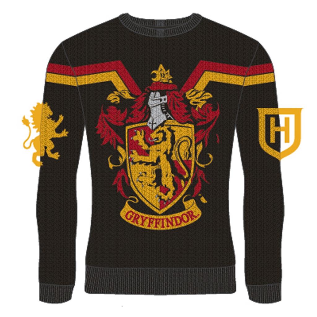 HARRY POTTER - Gryffindor Crest - Christmas Jumper (XL)