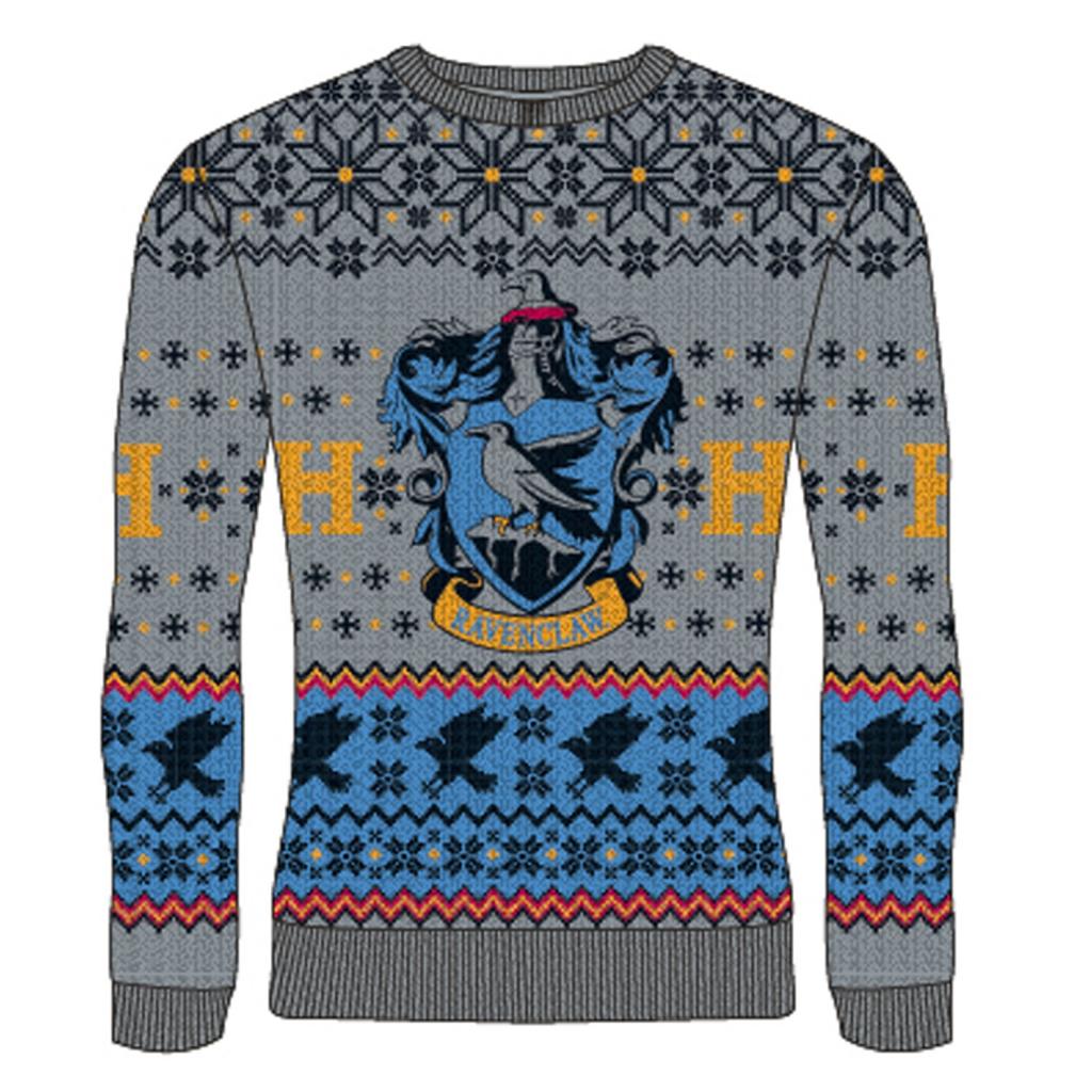 HARRY POTTER - Ravenclaw Crest - Christmas Jumper (M)