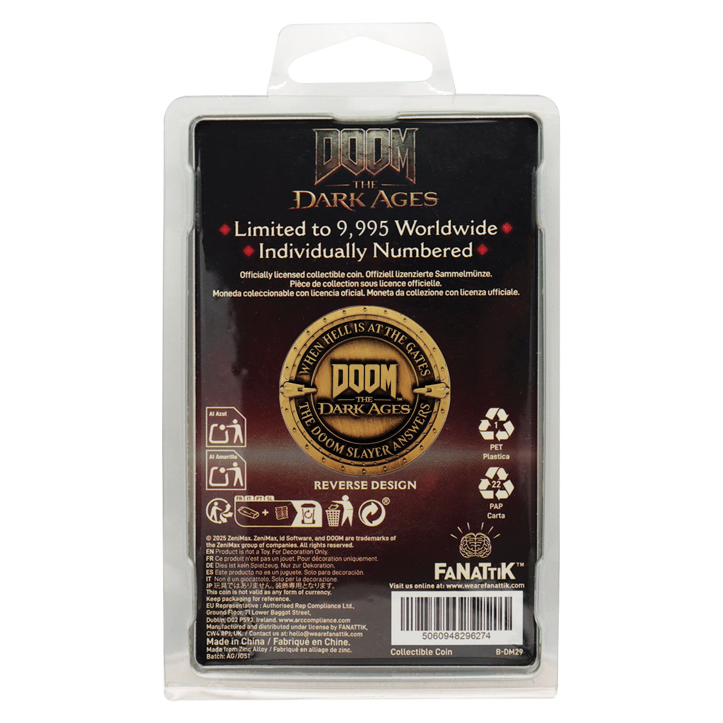 DOOM THE DARK AGES - Limited Edition Coin