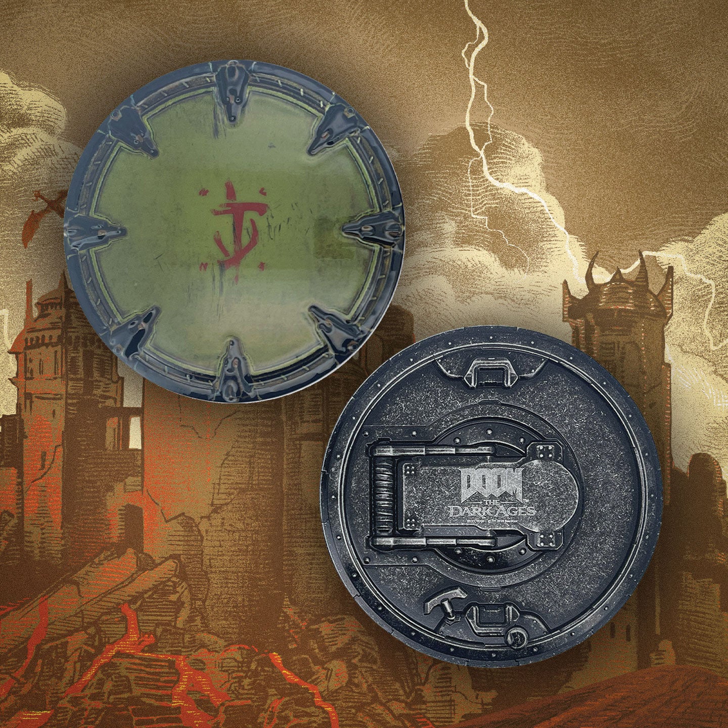 DOOM THE DARK AGES - Shield - Limited Edition Medaillon