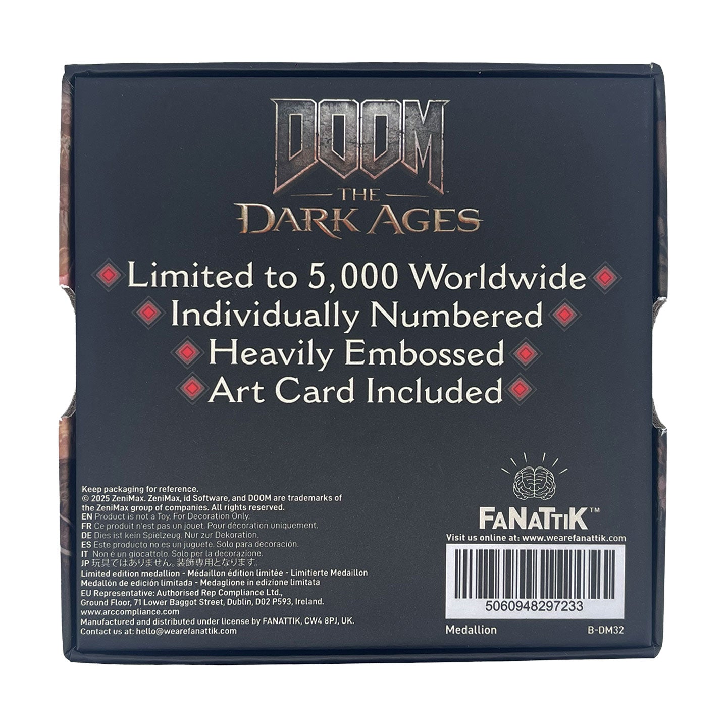 DOOM THE DARK AGES - Shield - Limited Edition Medaillon